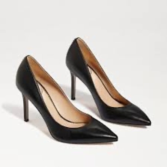 Sam Edelman Shoes - Sam Edelman Hazel Pointed Toe Pump Black Patent Leather Stiletto Heel Size 6N